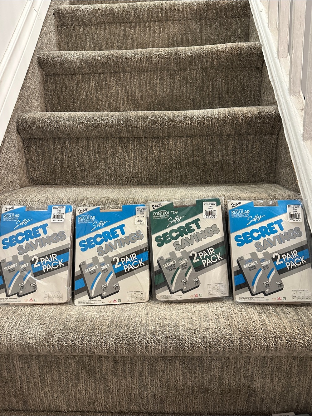 Vintage nylons silky 2-Pair Pack Socks - size tall so 8 pairs in total